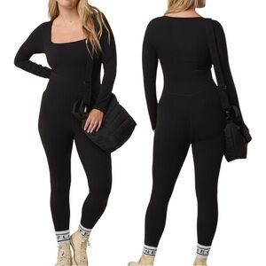 NWT Aerie Offline Real Me Xtra Long Sleeve Legging Jumpsuit Size Medium - Large